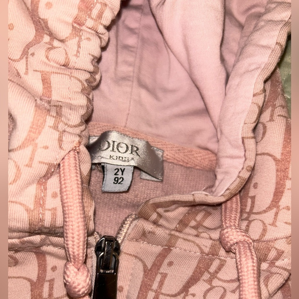 Gently Loved Christian Dior Children Hoodie Jacket 2y - Picture 5 of 8